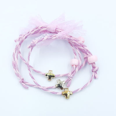 Kymi Christening Charm Bracelet Pink 50pcs