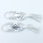 Kymi Metal Christening Charm Keychain Gray (Various Designs) 1pc