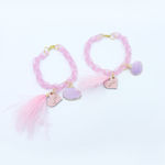 Kymi Christening Charm Bracelet Pink (Various Designs) 1pc