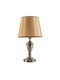 ARlight TLC 6840 Metal Table Lamp for Socket E27 with Beige Shade and Bronze Base