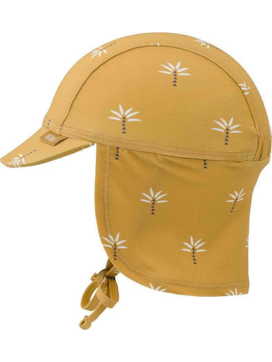 Fresk Kids' Hat Jockey Fabric Sunscreen Yellow