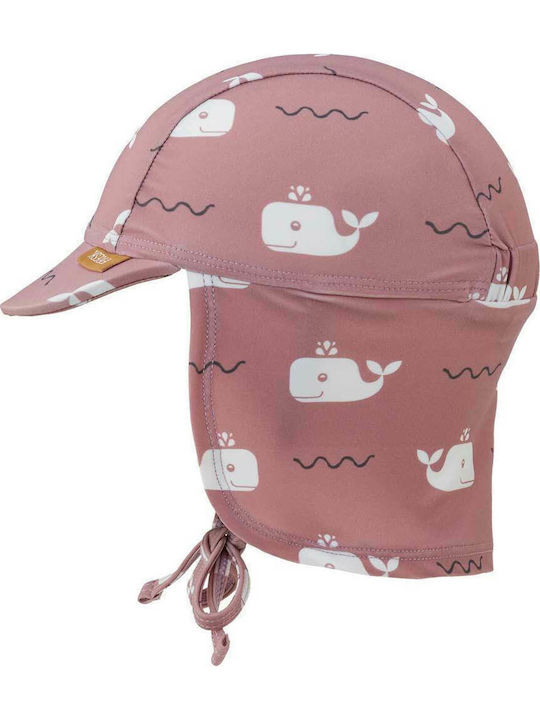 Fresk Kids' Hat Jockey Fabric Sunscreen Pink