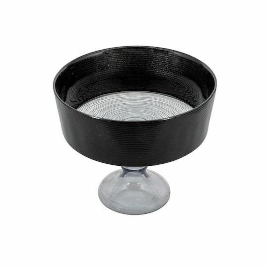 HFA Decorative Bowl Pedestal Gray 16x16x13.5cm