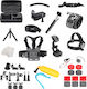 Комплект Аксесоари Techsuit CAL01 Bundle 50 in 1 за Екшън Камери GoPro Fusion / Hero 10 / Hero 11 / Hero 11 Mini / Hero 12 / Hero 2018 / Hero 3 / Hero 3+ / Hero 4 / Hero 4 Session / Hero 5 / Hero 5 Session / Hero 6 / Hero 7 / Hero 8 / Hero 9 / Max