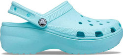 Crocs Classic Platform Clog Ανατομικά Σαμπό Τιρκουάζ