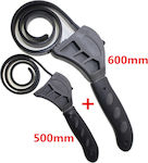 Filter Keys 2pcs Oil Filter Extractor Key - Clamp Pliers with Strap