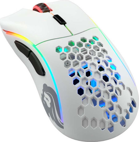 Glorious PC Gaming Race Model D Minus Wireless RGB Gaming Mouse 19000 DPI Matte White