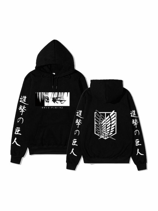 Pegasus Attack on Titan Levi's Hoodie Black