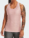 Under Armour Heat Gear Damen Sportlich Bluse Ärmellos Rosa