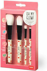Legami Milano Set mit Make-up Pinsel aus Synthe...