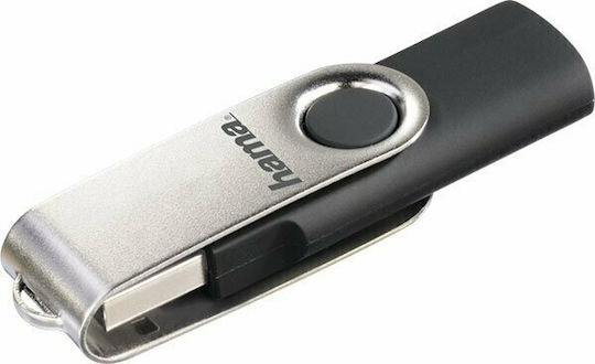 HAMA Rotate 64GB USB 2.0 Stick Schwarz