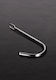 Shots Steel True Bondage Metal Vaginal Hook BDSM Accessory in Gray Color