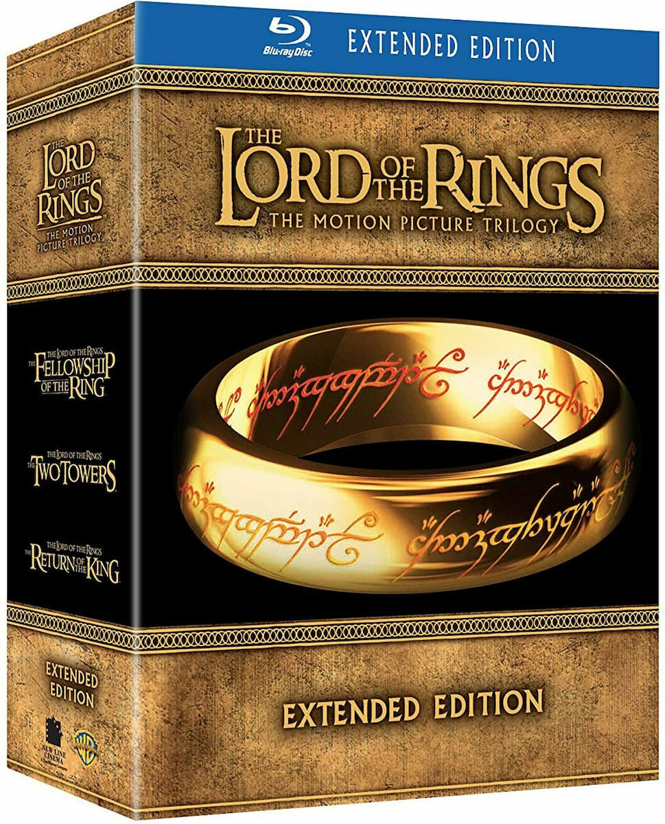The Lord Of The Rings Trilogy Extended Edition 6 Blu-Ray / 9 DVD
