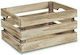 Gift Decor Decorative Crate Garden Wooden 26x16x13cm 26cmx16cmx13cm 81836