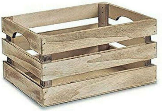 Gift Decor Decorative Crate Garden Wooden 26x16x13cm 26cmx16cmx13cm 81836