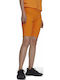 Adicolor Essentials Training Γυναικείο Ποδηλατικό Κολάν Ψηλόμεσο Bright Orange