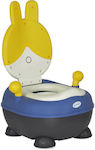 Bebe Stars Potty Bowl Rabbit with Lid Blue