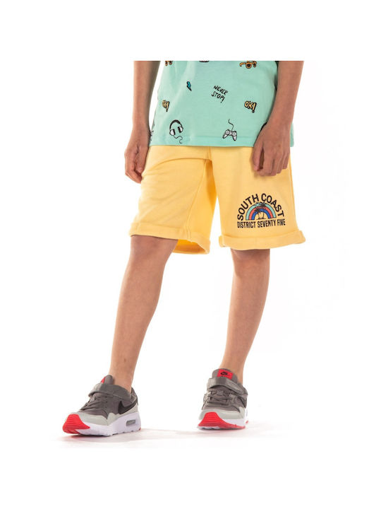 District75 Kids Shorts/Bermuda Fabric Yellow