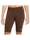 Nike Essential Women's Bike Training Legging High Waisted Brown