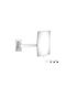 Sanco Magnifying Square Bathroom Mirror made of Metal 15x21cm Silver