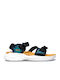 Zymic Women's Flat Sandals Sporty Black