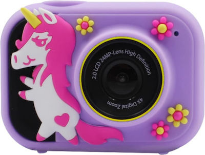 Lamtech Kid Camera LAM111979 Action Camera Full HD (1080p) Purple with Screen 2"