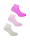 Fila Damen Einfarbige Socken Mehrfarbig 3Pack