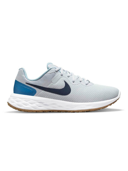 Nike Revolution 6 Next Nature Ανδρικά Αθλητικά Παπούτσια Running Pure Platinum / Thunder Blue