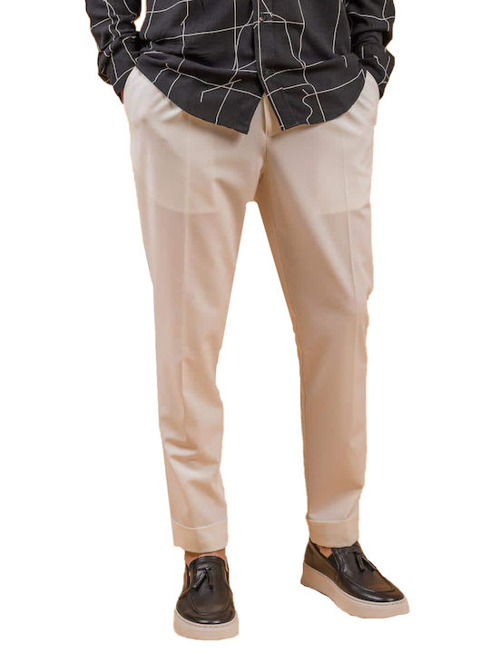 Vittorio Artist Ανδρικό Παντελόνι Chino σε Loose Εφαρμογή Μπεζ
