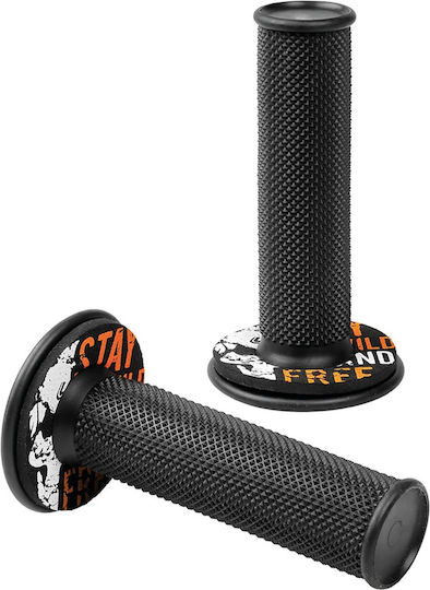 Lampa Χειρολαβές Μοτοσυκλέτας Donut Off-Road σε Μαύρο χρώμα