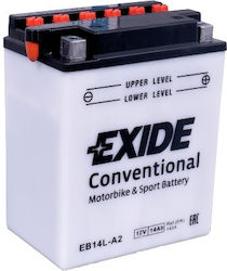 Exide Motorradbatterie YB14L-A2 145A mit Kapazität 14Ah