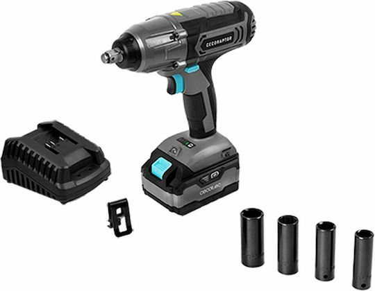 Cecotec Cecotec Raptor Perfect Impact 4020 Ultra Impact Wrench Battery 20V 1x4Ah with Bit Size 1/2"