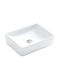 Gural Evo Επικαθήμενος Νιπτήρας Πορσελάνης 47x34x11.5cm Λευκός