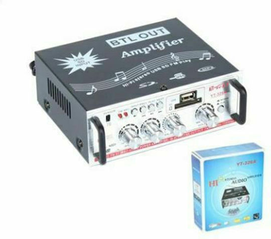 YT 326A Leistungsverstärker Hi-Fi-Verstärker Stereo Schwarz
