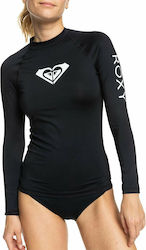 Roxy Whole Hearted UPF 50 Sonnenschutzshirt Schwarze Roxy Whole Hearted UPF 50 Sonnenschutzshirt Schwarze
