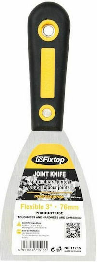 Fixtop Gemeinsames Messer Metallischός 101mm mit Kunststoffgriff 06208 AMD177-015
