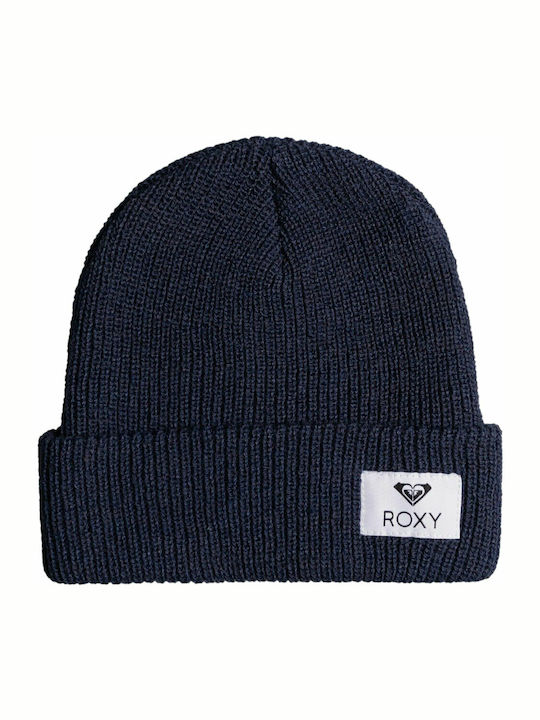 Island Fox Knitted Beanie Cap Mood Indigo
