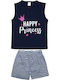 Pretty Baby Kids' Pajamas Summer Navy Blue