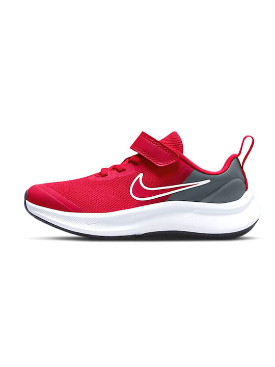 Nike Αθλητικά Παιδικά Παπούτσια Running Star Runner 3 University Red / Smoke Grey