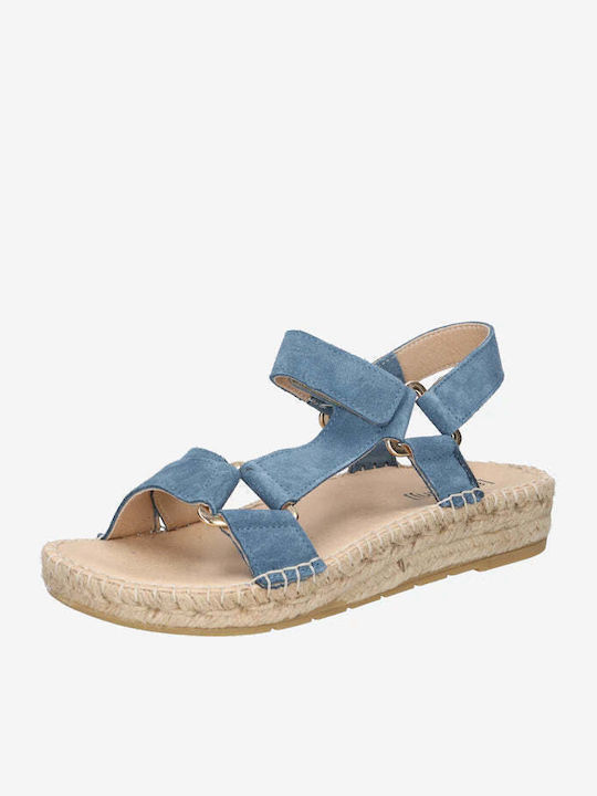 Sandalen Verdon Velour Espadrij ESPSS22067 blau