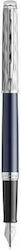 Waterman Special Edition Deluxe Hemisphere Fountain Pen Fine Blue