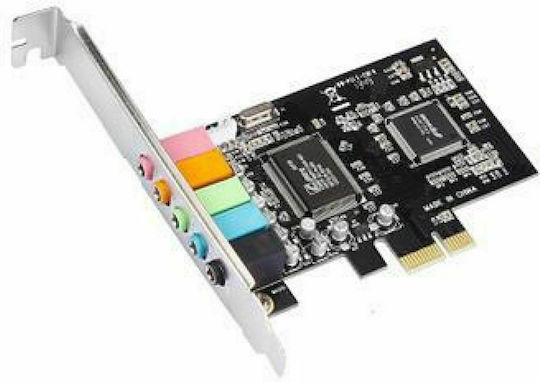 DeTech Innenraum PCI-Express Soundkarte 5.1 17402