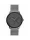 Calvin Klein Uhr Batterie mit Gray Metallarmband