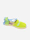 Flamenco Women's Fabric Espadrilles Green
