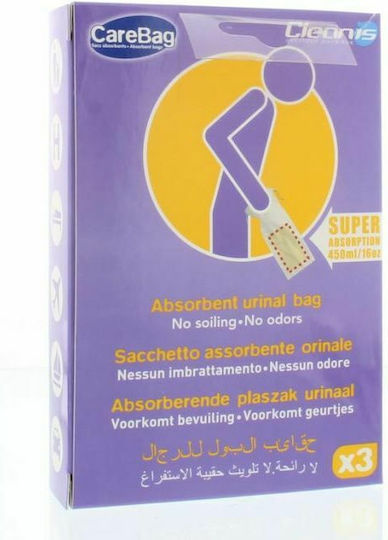 Cleanis CareBag Men's Absorbent Urinal Bag 3τμχ