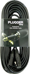 Plugger XLR male - XLR female 20m DK-PLG00028