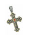 Byzantine Cross from Gold Plated Silver