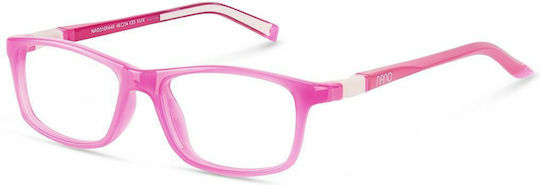 Nanovista Sleek Crew 4-6 Years Kids Acetate Pink Prescription Eyeglass Frame NAO3100444
