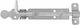 Vltools AMD038-065 Γάντζος Πόρτας Λουκέτου 160mm Ασημί
