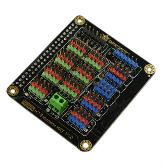 DFRobot IO Expansion HAT for Raspberry Pi 4B/3B+ (DFR0566)